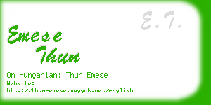 emese thun business card